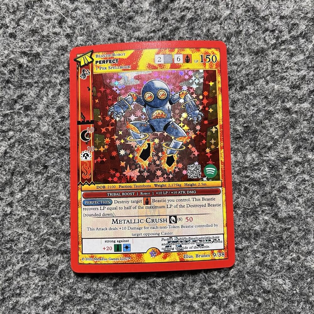 Metazoo HiroQuest Perfect Full Holo 9/38 Spotify Music NM Pack Fresh